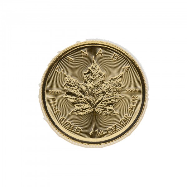 1/4 oz Kanada 2017 - Gold Maple Leaf - 10 CAD 999,9 Goldmünze